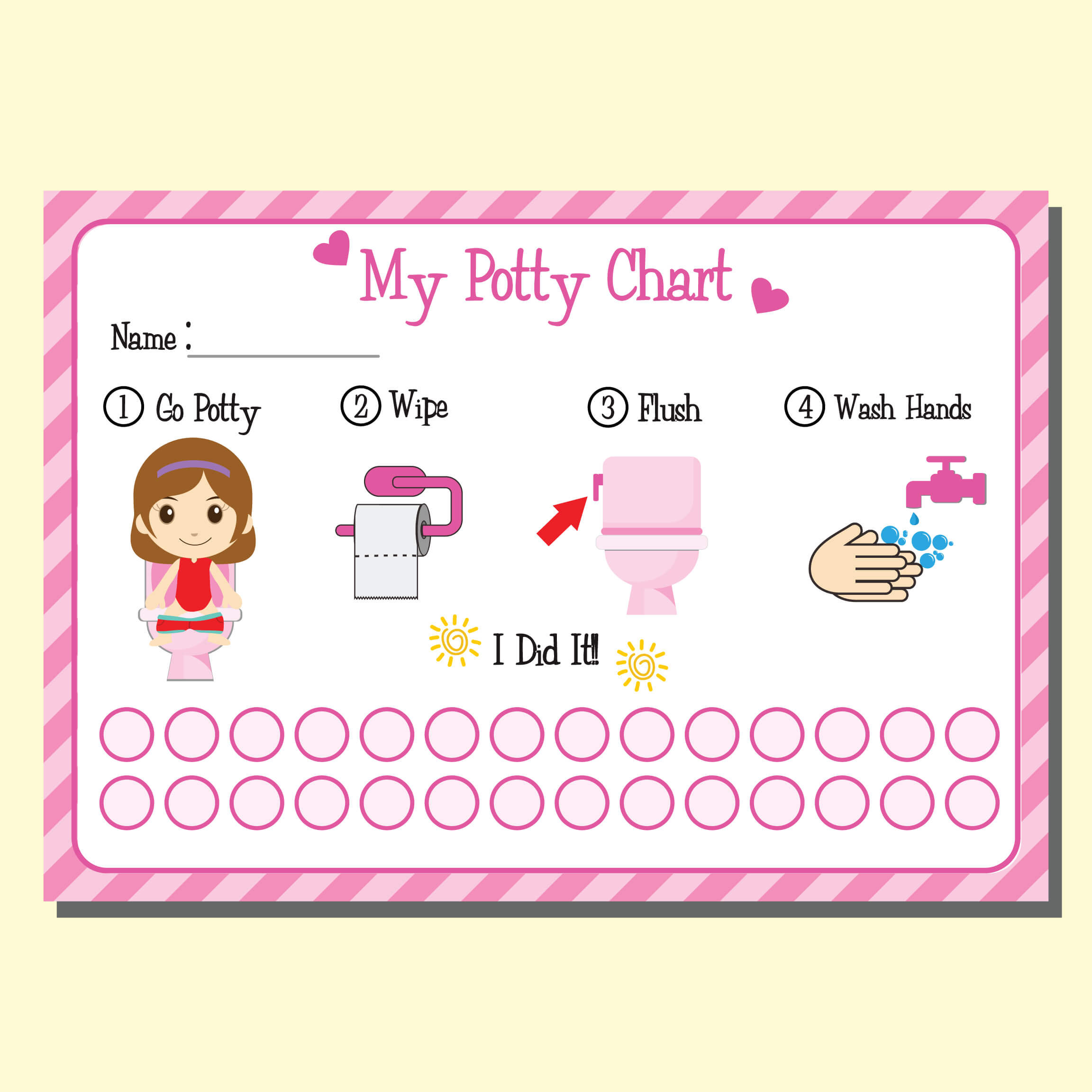 Potty Training Sticker Chart Free Printable Struggling With Toilet
